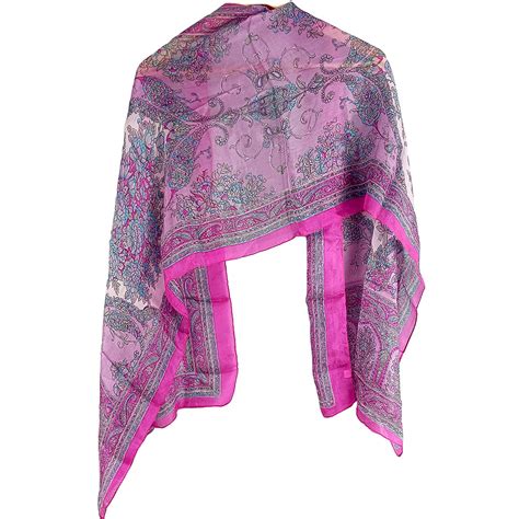 Women's Silk Digital Print Stole– indiascarves