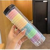 Wolpin Hair Rubber Bands for Women with Storage Box (Pack of 20 Pcs ...