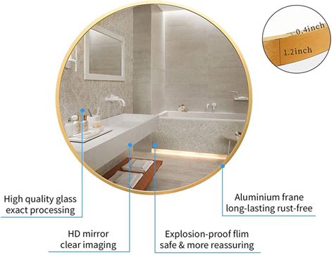 Golden Round Mirror – CasaGold