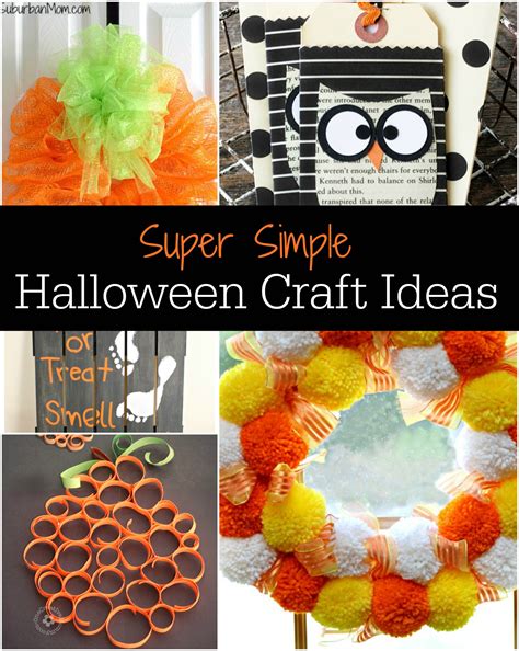Simple Halloween Crafts