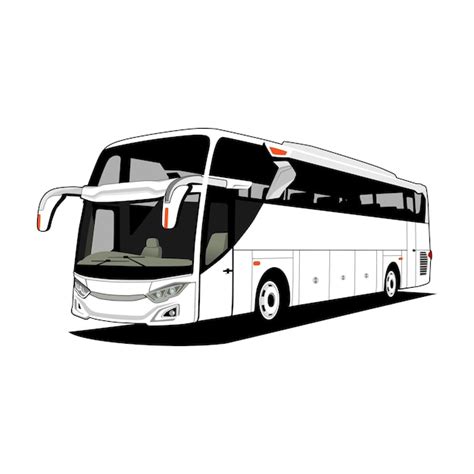 Public transport indonesian bus vector | Premium Vector
