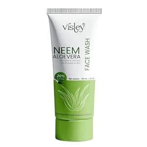 Visley Neem Aloe Vera Face Wash For Clear and Soft Skin |Suitable for ...