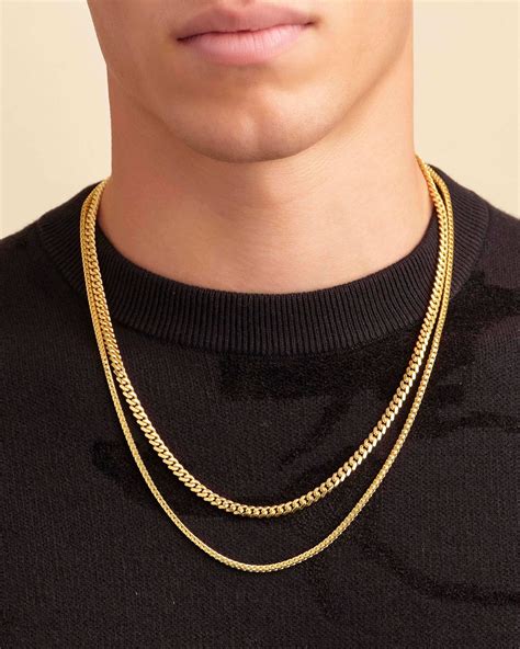 Cuban Link Chain - 5mm - Men's Gold Cuban Chain - JAXXON