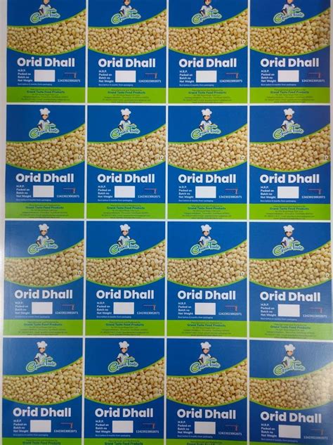 Product Labels - Food Product Labels Manufacturer from Chennai