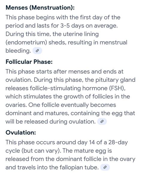 What are the phases of the menstrual cycle? - Brainly.in