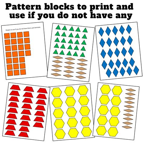 Image result for Pattern Blocks Matching