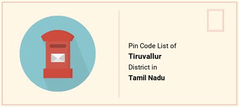 Tiruvallur District Pin Code List, Tamil Nadu | PinCodeArea.in