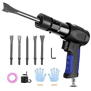 YON.SOU. 13-piece Air Hammer Set with 5pcs Chisels, Quick Change ...