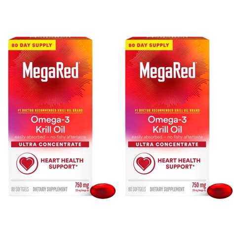 Amazon.com: MegaRed Ultra Concentrate 750mg Omega-3 Krill Oil Fatty ...