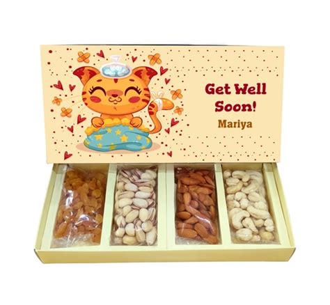 Best Premium Dry Fruits Get Well Soon Gift Box Online | Mirchi