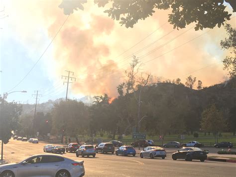 Griffith Park fire Karen Goffred 110918 2 | KTLA