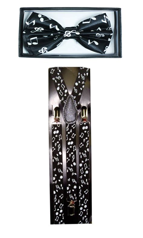 Buy SUSPENDERS and BOW TIE COMBO SET-Tuxedo Classic Fashion Suspender ...
