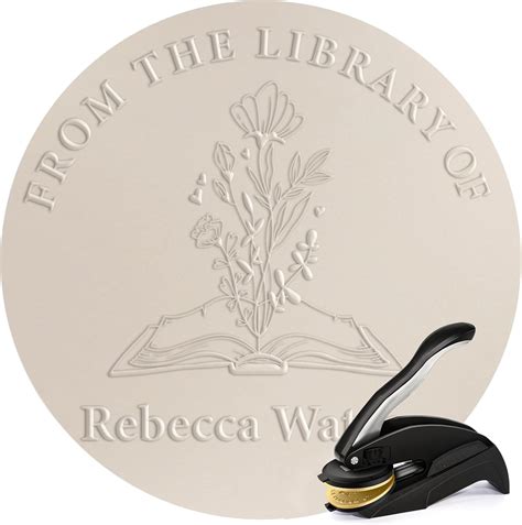 Custom Library Embosser | Personalized Book Embosser | Personal Library ...