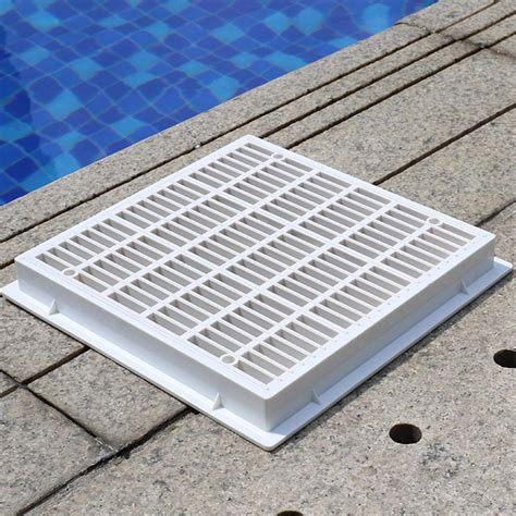 Buy Niiyen Pool Drain Cover, 30x30cm Swimming Pool Square Main Drain ...