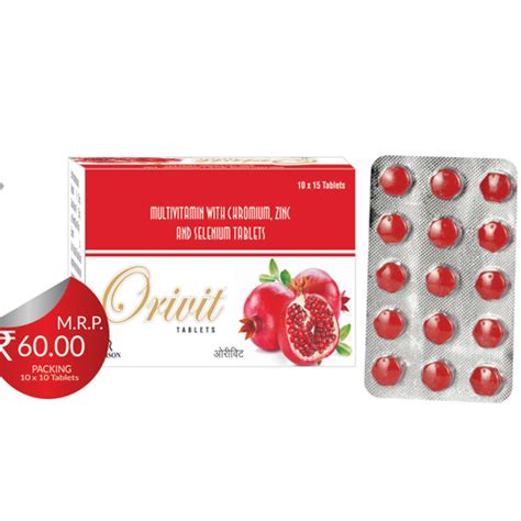 Orivit Tablets Orison Pharmaceuticals