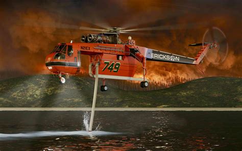Download wallpaper Smoke, Forest, Fire, Helicopter, Sikorsky, Water ...