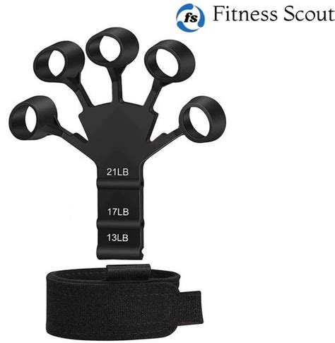 Fitness Scout 3 Resistant Level Finger Exerciser & Hand Strengthener ...