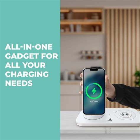 iGear DockMe 10W Fast Charging with Docking and 15W Wireless Charger ...