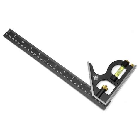 WEN 12-in Aluminum Combination Square with Bubble Level at Lowes.com