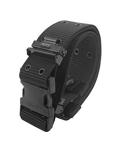 Military Tactical Black Belt With Quick Release Push Buckle - Black ...