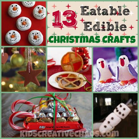 13 Easy Eatable Edible Christmas Craft Activities for Kids - Adventures ...
