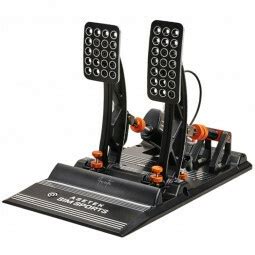 Asetek SimSports Invicta Sim Racing Pedals, rem- en gaspedaal Zwart ...