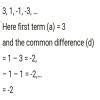 For the following A.P.s, write the first term and the common difference ...