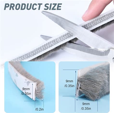 Buy Weather Stripping Door Seal Strip - Ablink Weather Stripping Brush ...