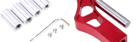AutoTrends Red Aluminium Car Auto Shift Knob Extender Extension ...