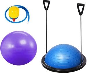 Fitness Carnival Fitness Yoga Balance Trainer Ball + Bosu Ball With ...