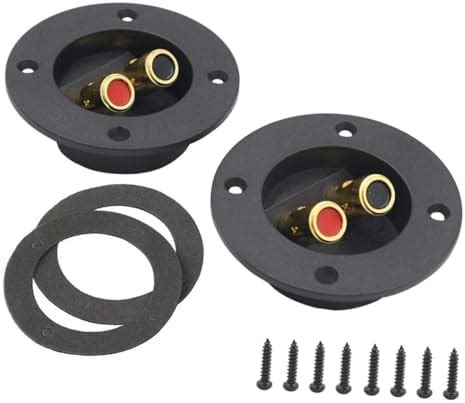 DOITOOL 2pcs Audio Junction Box Bass Box Connectors Subwoofer Wire ...