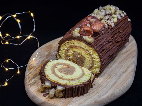 recette bûche marron glacé