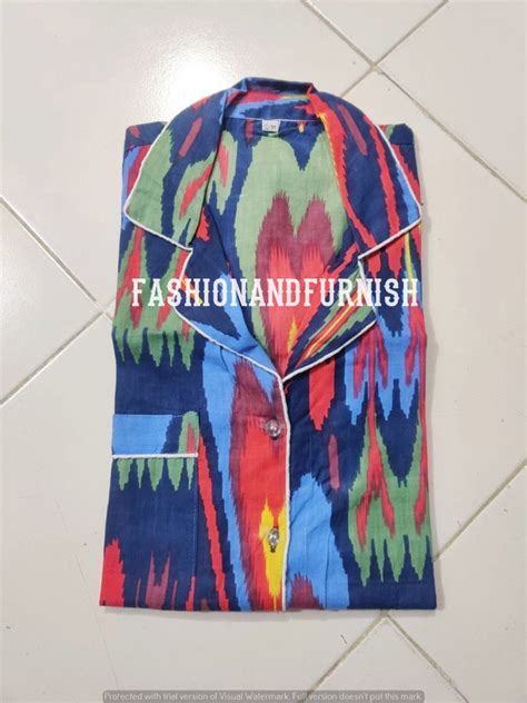 NEW Ikat Cotton Bridesmaid Pajamas Set Pajamas Monogram - Etsy India