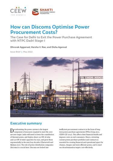 How can Discoms Exit PPA Agreements & Optimise Procurement Costs? | CEEW