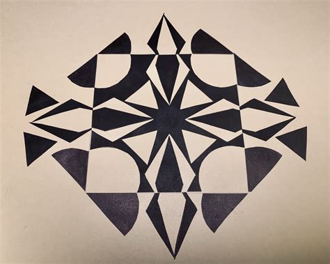 Symmetry Art Black And White