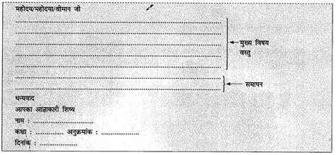 औपचारिक पत्र - Class 10 PDF Download