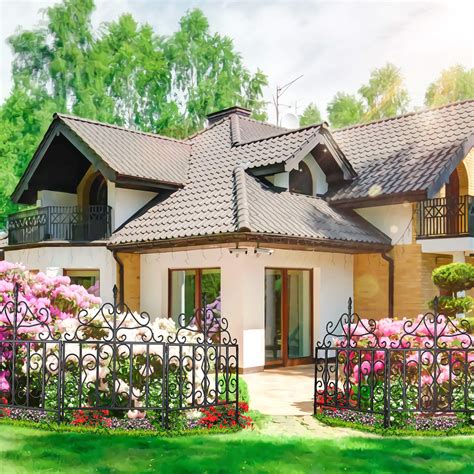 Amagabeli Garden Fence 32in x 10ft Metal Landscape Folding Fencing ...