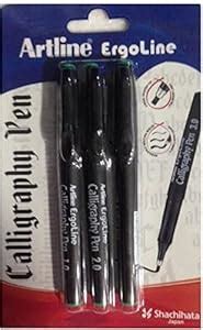 Artline Ergoline Calligraphy Pen Green : Amazon.in: Office Products