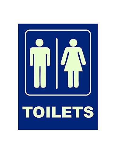VVWV Men Women Toilet Restroom Sign Sticker for Public Hospital Clinic ...