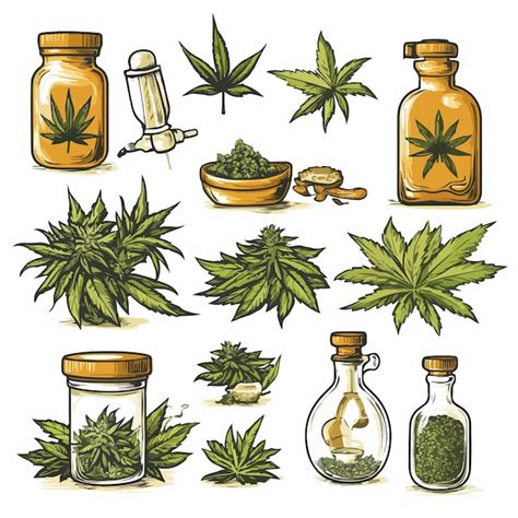 Page 21 | Cannabis hemp Vectors - Download Free High-Quality Vectors ...
