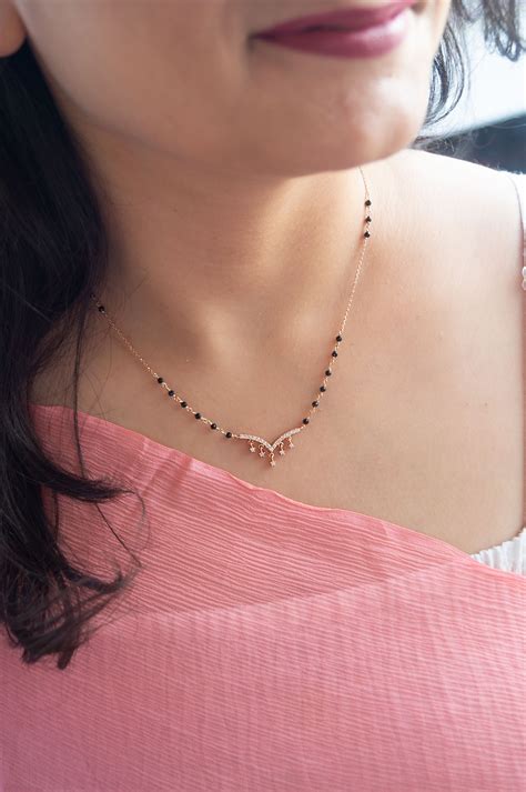 Star Charmer Gold Plated Mangalsutra Chain Necklace | 925 Silver ...