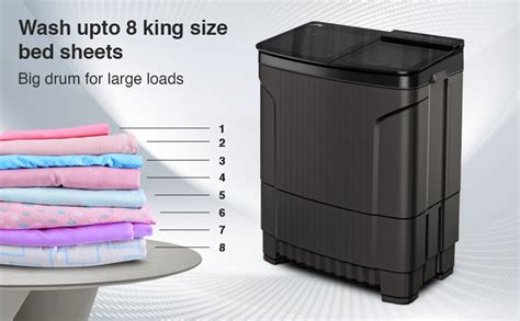 Godrej EDGE ULTIMA 8 Kg 5 star Semi-Automatic Top Loading Washing ...