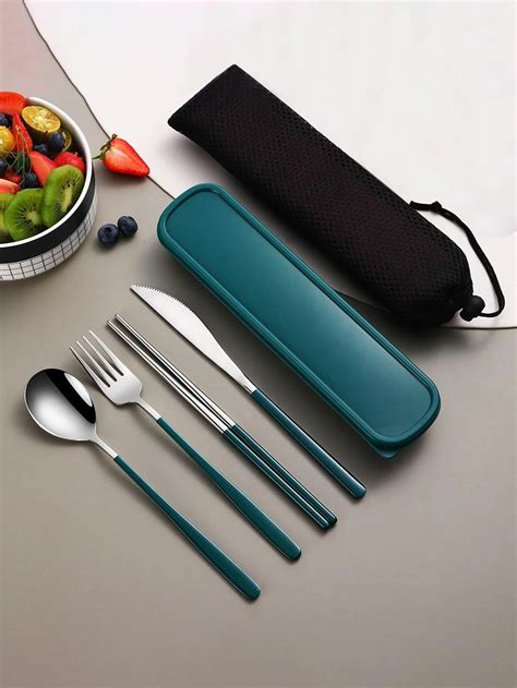 UMAI Portable 8-Piece Stainless Steel Food-Grade Utensil Set - Travel ...