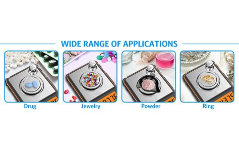 Cason Milligram Pocket Scale, 50g/0.001g Portable Mini Weighing Machine ...