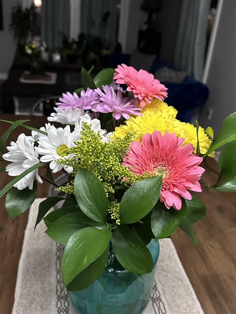 My husband has been getting flowers for me consistently since we first ...