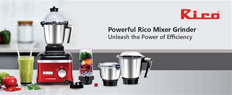 Buy Rico Premium 1000W Juicer Mixer Grinder with Japanese Technology ...