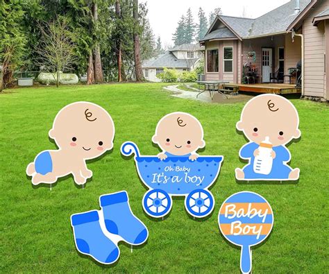 Buy Baby Shower Yard Sign for Celebrating It‘s A Boy Yard Sign with ...