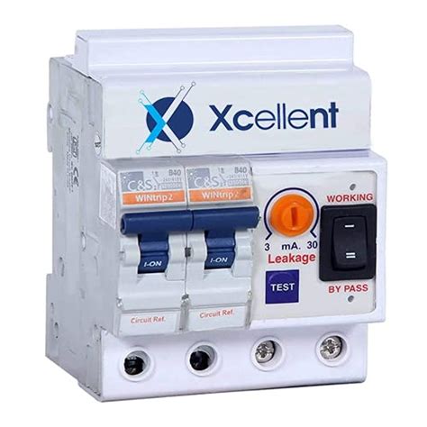 Buy Microtail XCELLENT Earth Leakage Circuit Breakers Single Phase 2 ...