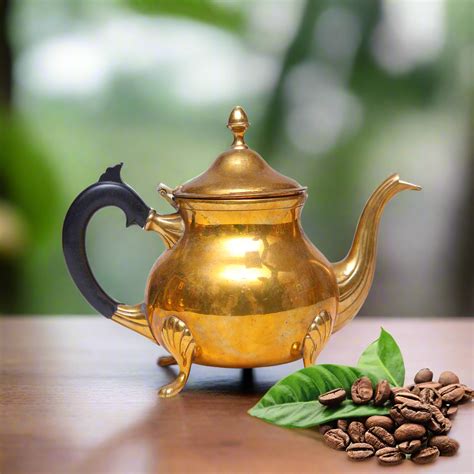 Brass Tea kettle Horn Handle – Kaareegaree