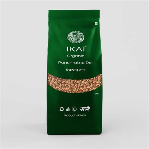 Panchratna Dal | Unpolished Lentil Mix | 500g – IKAI ORGANIC